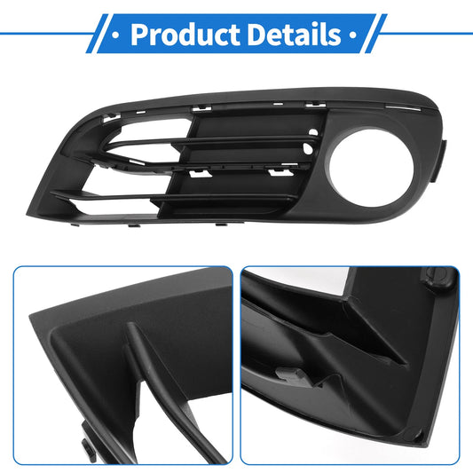 1 Pc Car Front Left Fog Light Grill for BMW 5 Series (2014 - 2016) Black