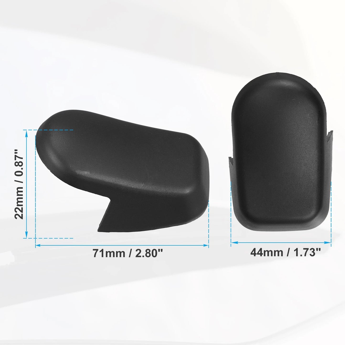 1 x Cover Cap Rear Wiper for Porsche Cayenne Black