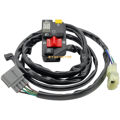 Handlebar Start Kill Switch Headlight for Honda Rancher 350 TRX350FM(2006–2006)