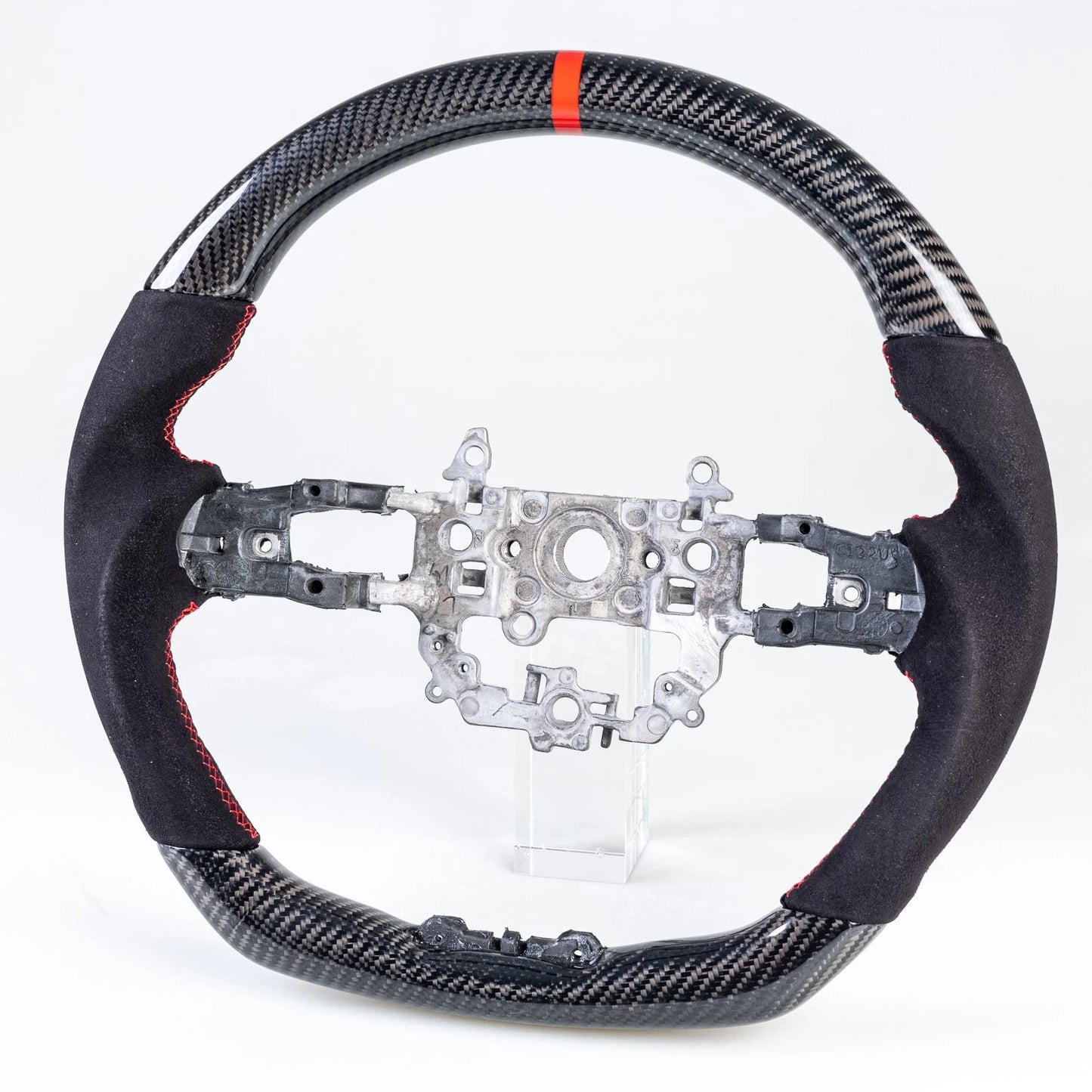 Carbon Flat Bottom Suede Steering Wheel for Honda Civic (2022-2024)