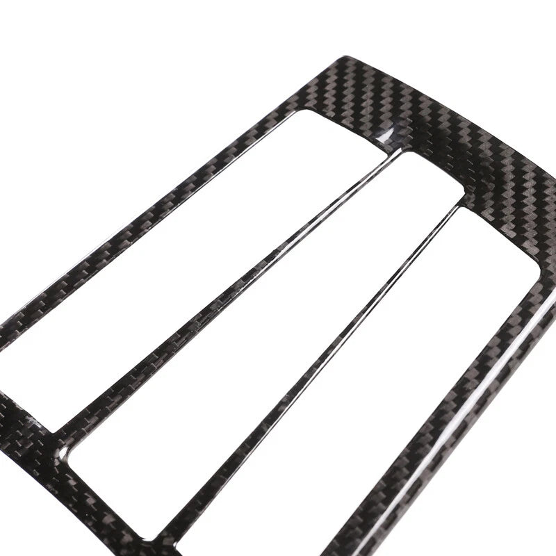 Real Carbon Fiber Center Console Buttons Cover Trim Fit For Porsche 718 911