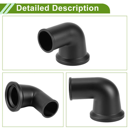90�� Swivel Water Neck Thermostat Housing for Chevy SBC BBC Black
