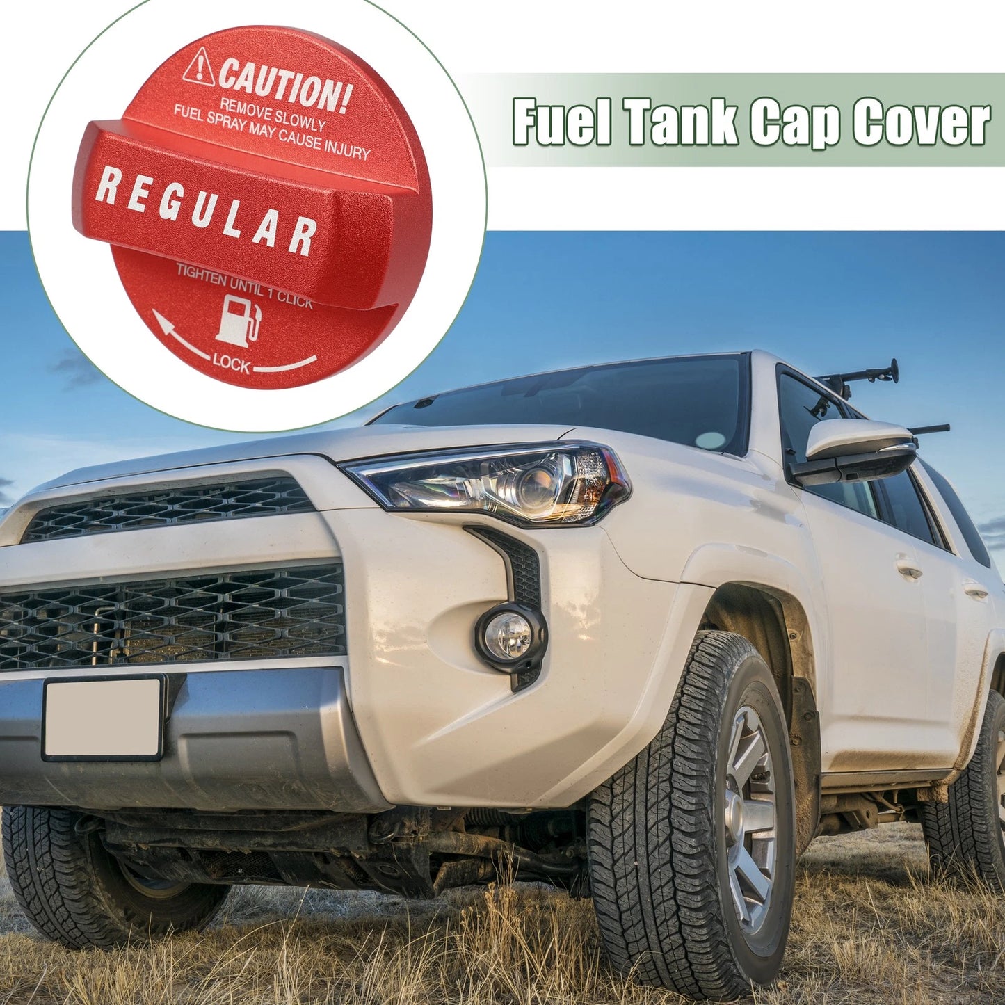Fuel Tank Cap Cover Replacement for Toyota (Fits Various Models)