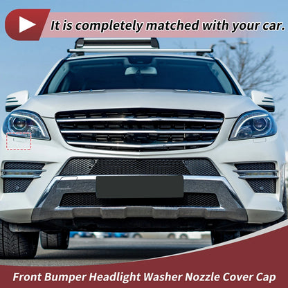 Front Right Side Bumper Headlight Washer Nozzle Cover for Mercedes-Benz ML63