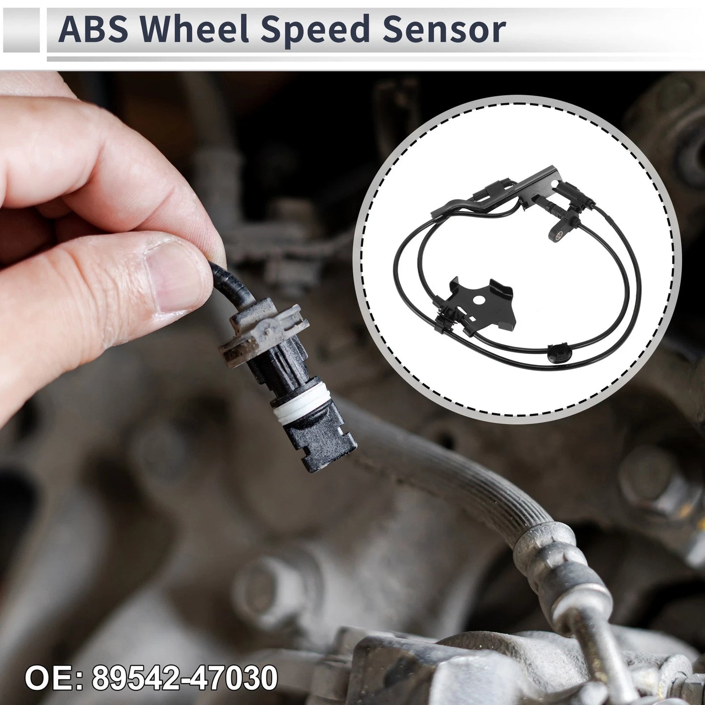 ABS Wheel Speed Sensor 1 Pcs Front Right for Toyota Prius (2010–2015)