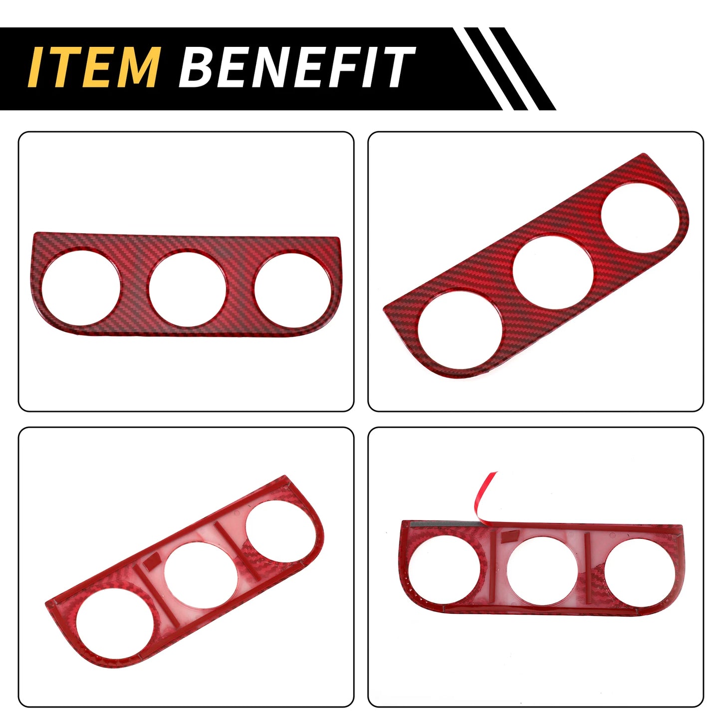 AC Switch Button Control Cover Trim for Jeep Wrangler (2011-2023)