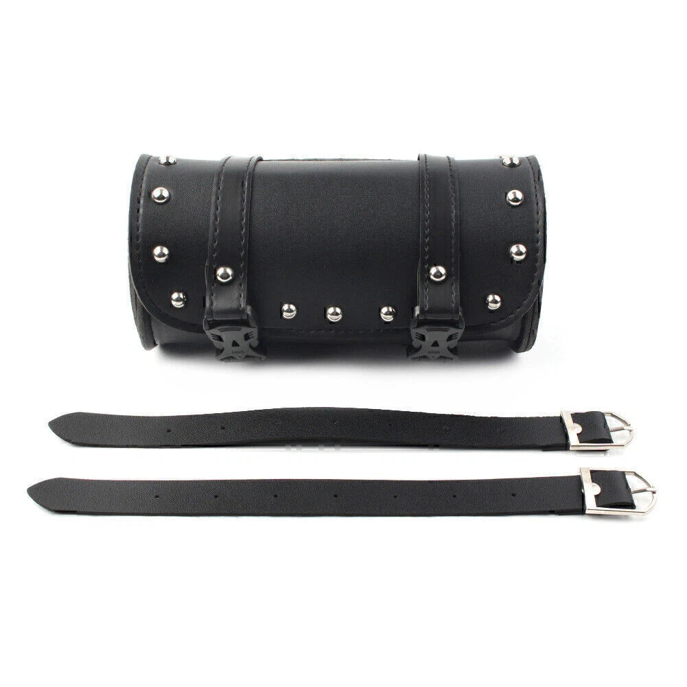 Saddlebag Fork Roll Barrel Bag for Touring Motorcycle