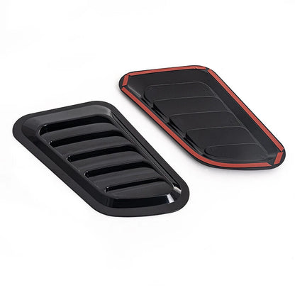 2 x Air Flow Intake Hood Scoop Vent Cover for Universal Car Decor