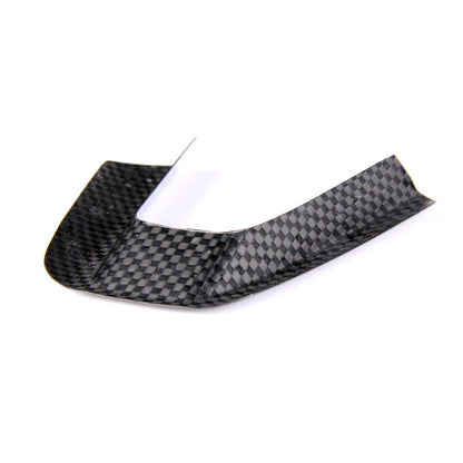 Car Carbon Fiber Steering Wheel Lower Trim Fit For Mazda CX-5 2017 2018 2020