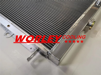Aluminum Radiator & Shroud & Fan & Blue Hose for LandCruiser 75 Series (1984-2000)