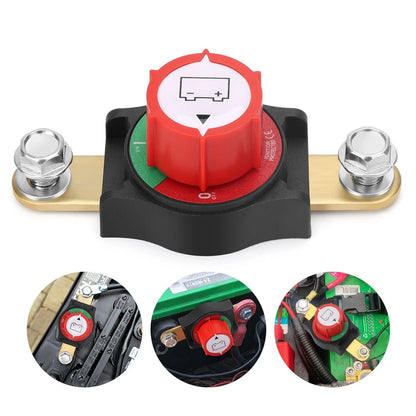 12-48V Heavy Duty Side Post Battery Disconnect Switch for Car Boat