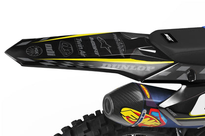Custom Graphics Sticker Kit for Suzuki RM 85 (2000-2024) Granite Style Decals