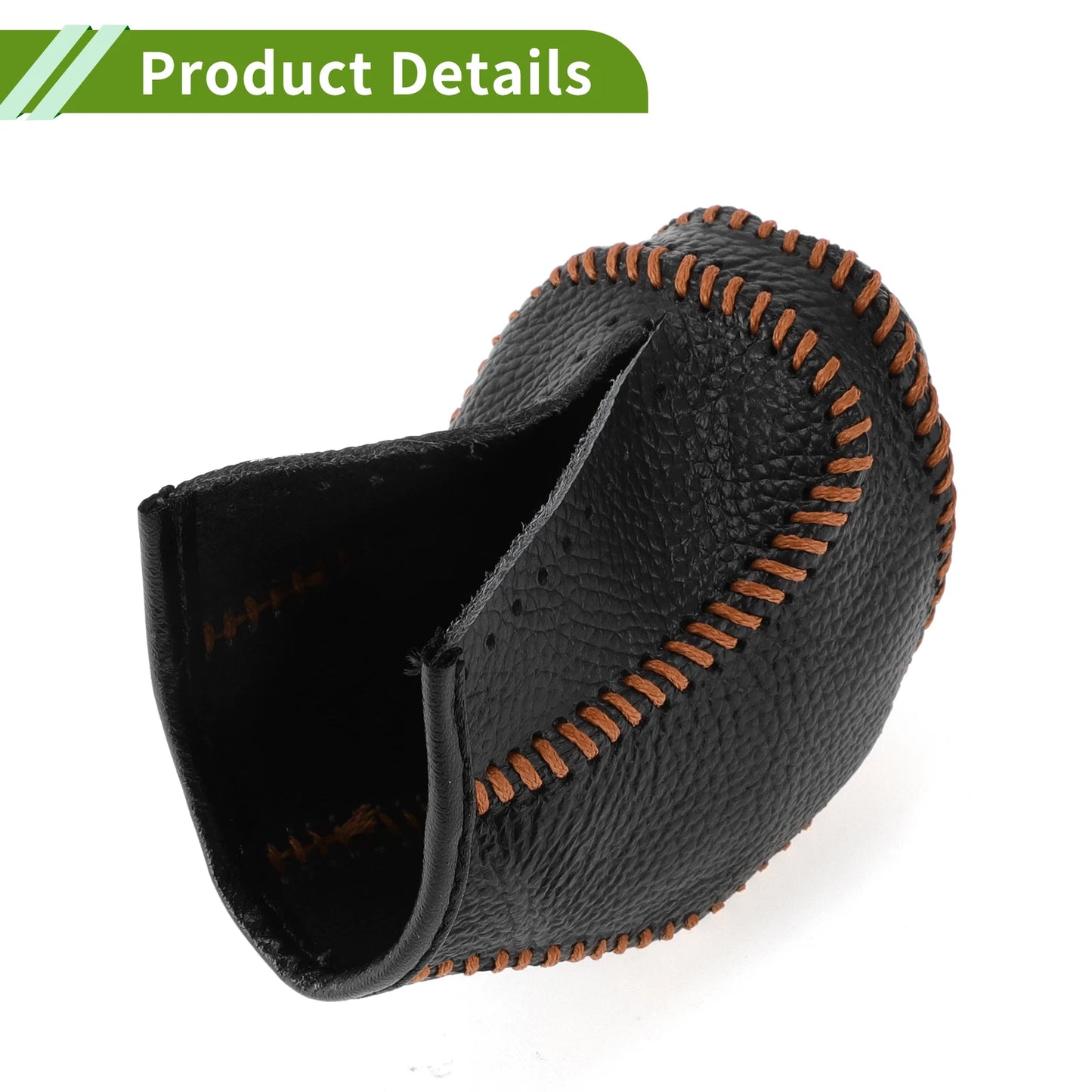 Car Gear Shift Knob Cover for Toyota Tacoma (2016-2022) - Pebbled Black Brown