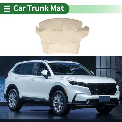 Flat Face Cargo Liner Rear Trunk Mat for Honda CR-V Hybrid (2017-2021) Beige