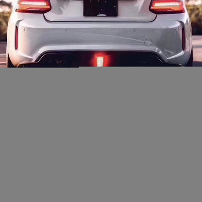 Rear Bumper Diffuser Lip w/ Lights for BMW 2 Series F87 M2 (2016-2022)
