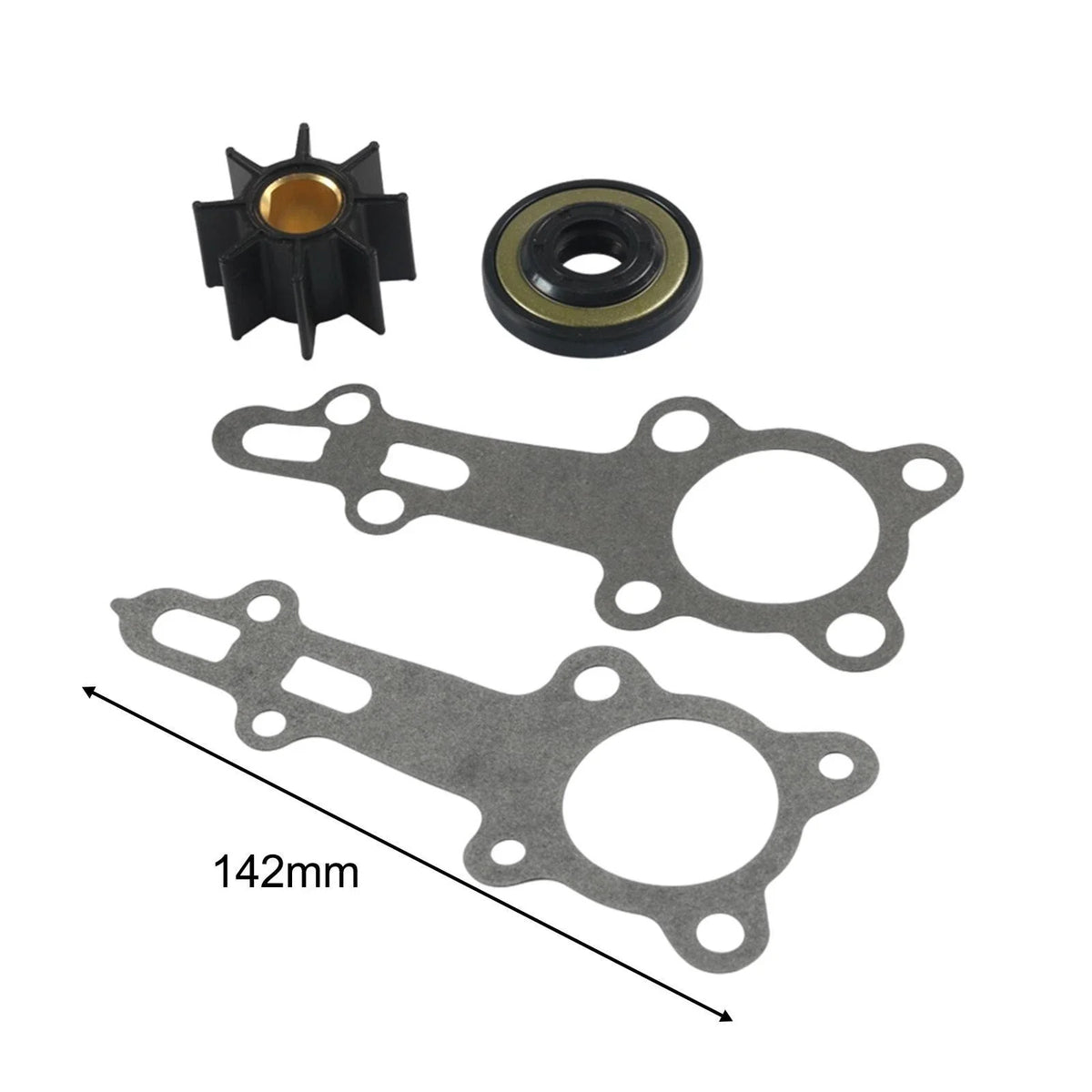 Water Pump Impeller Kit for Marine Outboard 4" - OMC/BRP/Johnson/Evinrude