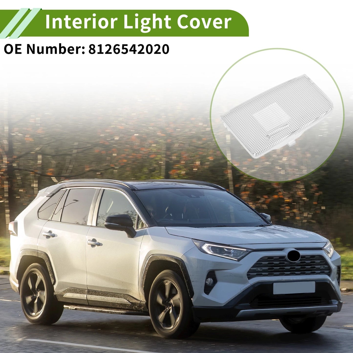 Front Left Interior Light Cover for Toyota RAV4 (2006-2012)