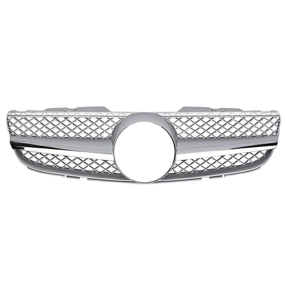 Front Bumper Upper Mesh Grille for Mercedes Benz R230 SL550 SL63 (2007-2008)