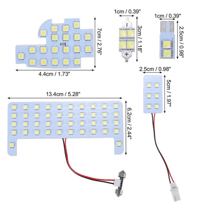 6000K 5050SMD Dome Light Set for Toyota Harrier (2014-2020)