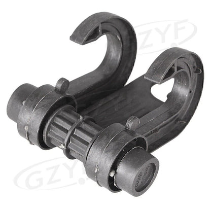 Black Plastic Car Seat Hook for Shopping Bags & Coats