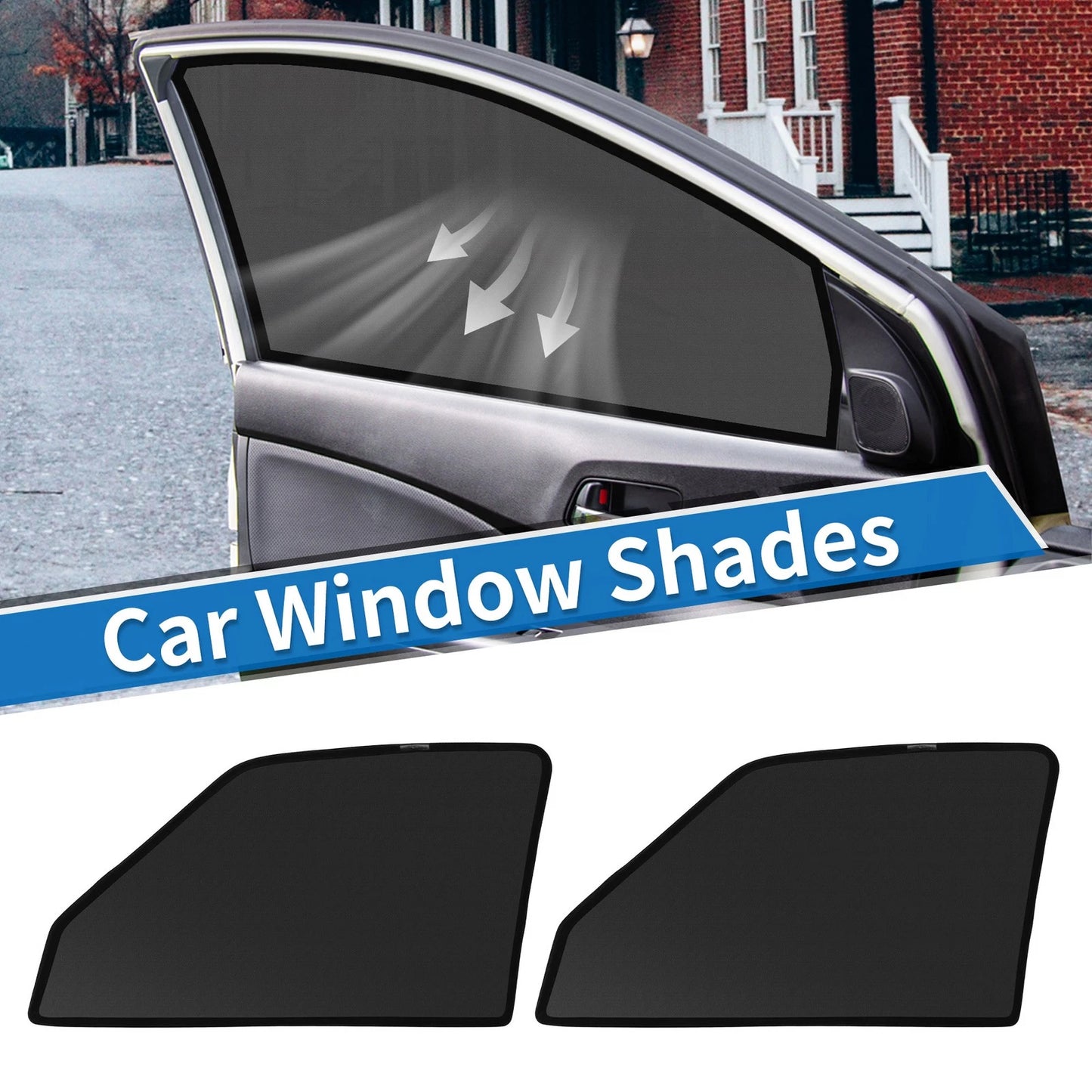 Car Window Cover Net Black for Honda Freed GB5/6/7/8 (2016-2023)