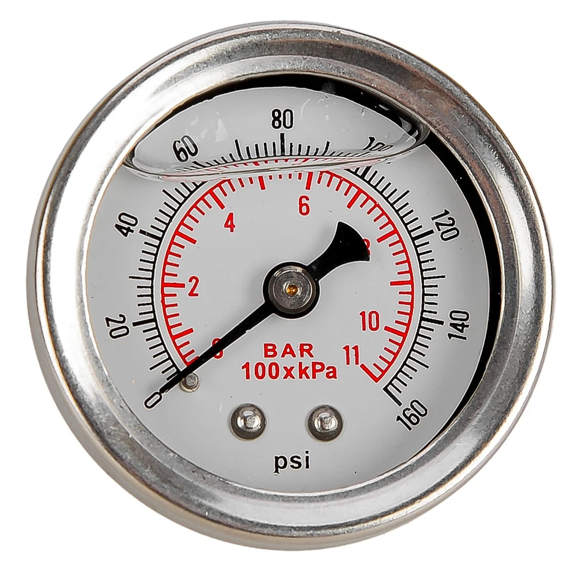 Fuel Pressure Gauge 1/8" NPT 0-160 psi