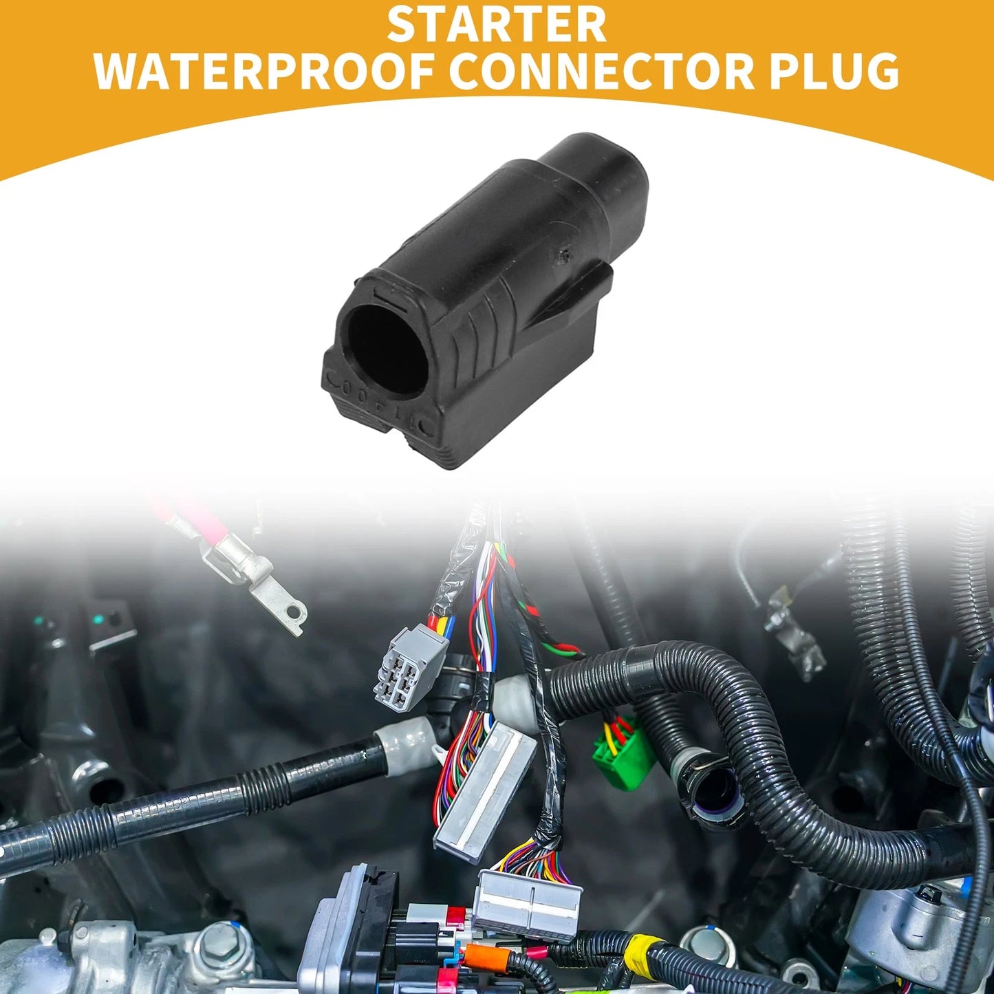 1 Pin / Starter Waterproof Connector Plug for Toyota Corolla