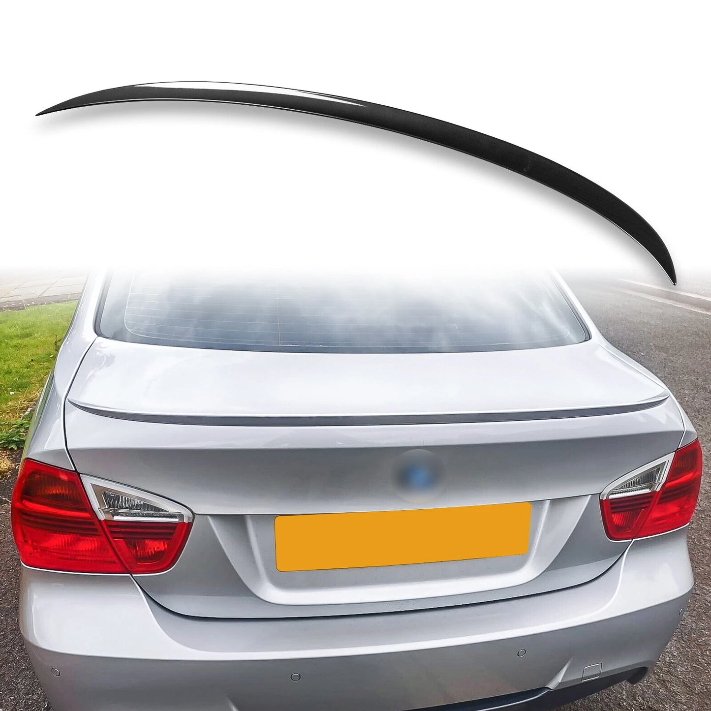 ABS Boot Spoiler for BMW 3-Series E90 M3 (2005-2012) Gloss Jet Black
