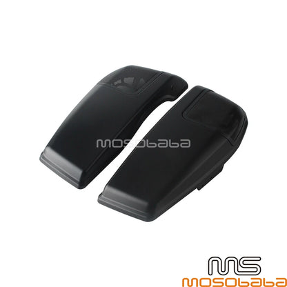 Black Saddlebag Speaker Lids Covers for Harley Road Glide FLTRX & Street Glide FLHX (2015-2023)