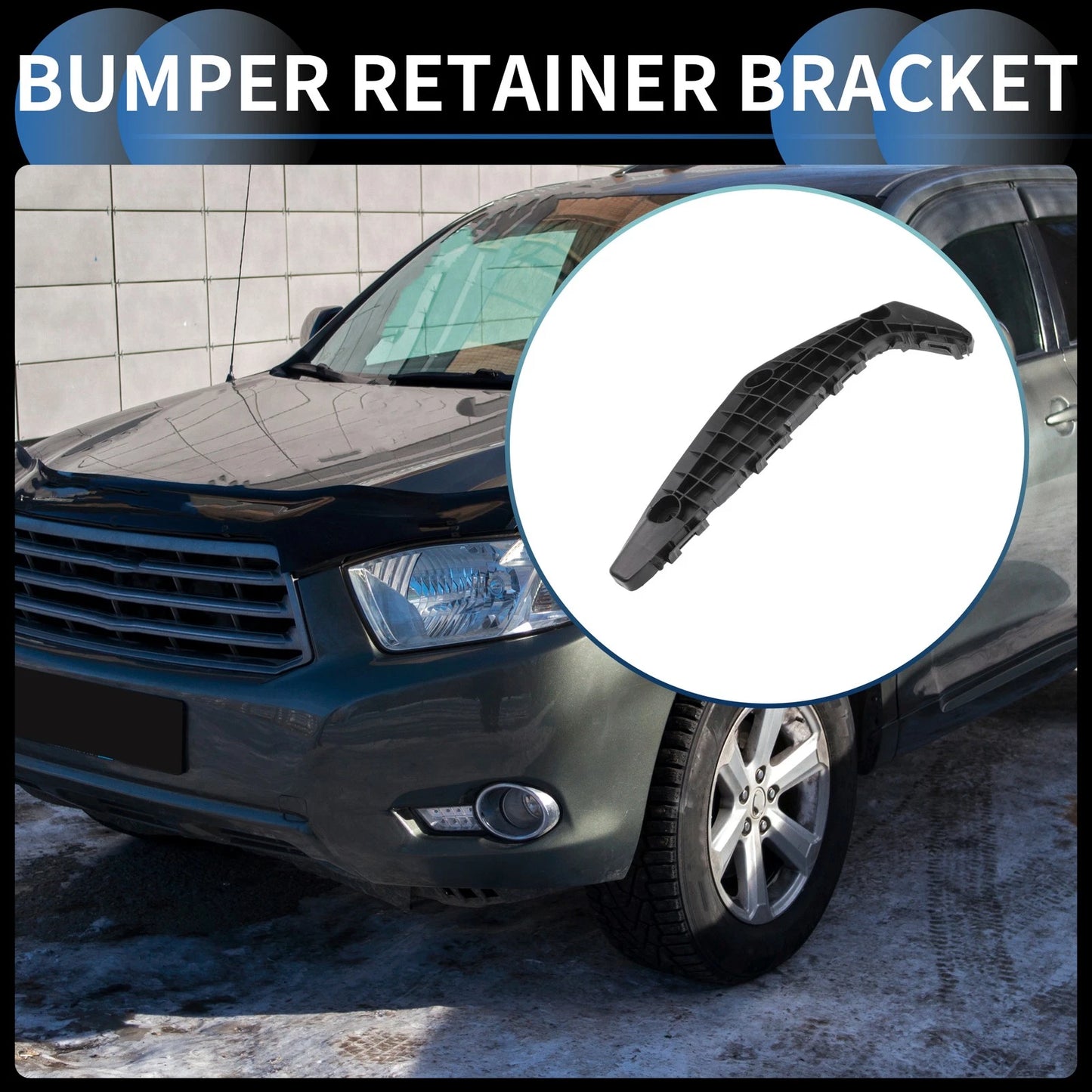 Left Front Bumper Retainer Bracket for Toyota Highlander (2011-2013)