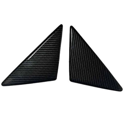 Carbon Fiber ABS Side Triangle View Mirror panel Trim For Mazda RX7 FC3S 1993-95