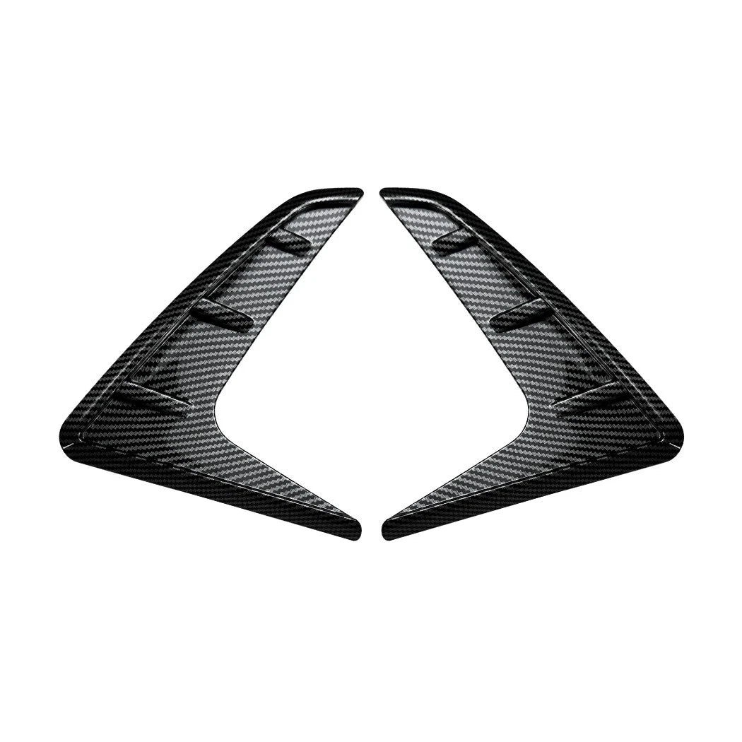 2X Carbon Look Add-On Side Fender Vent Duct Trims for BMW 3-Series G20/G21