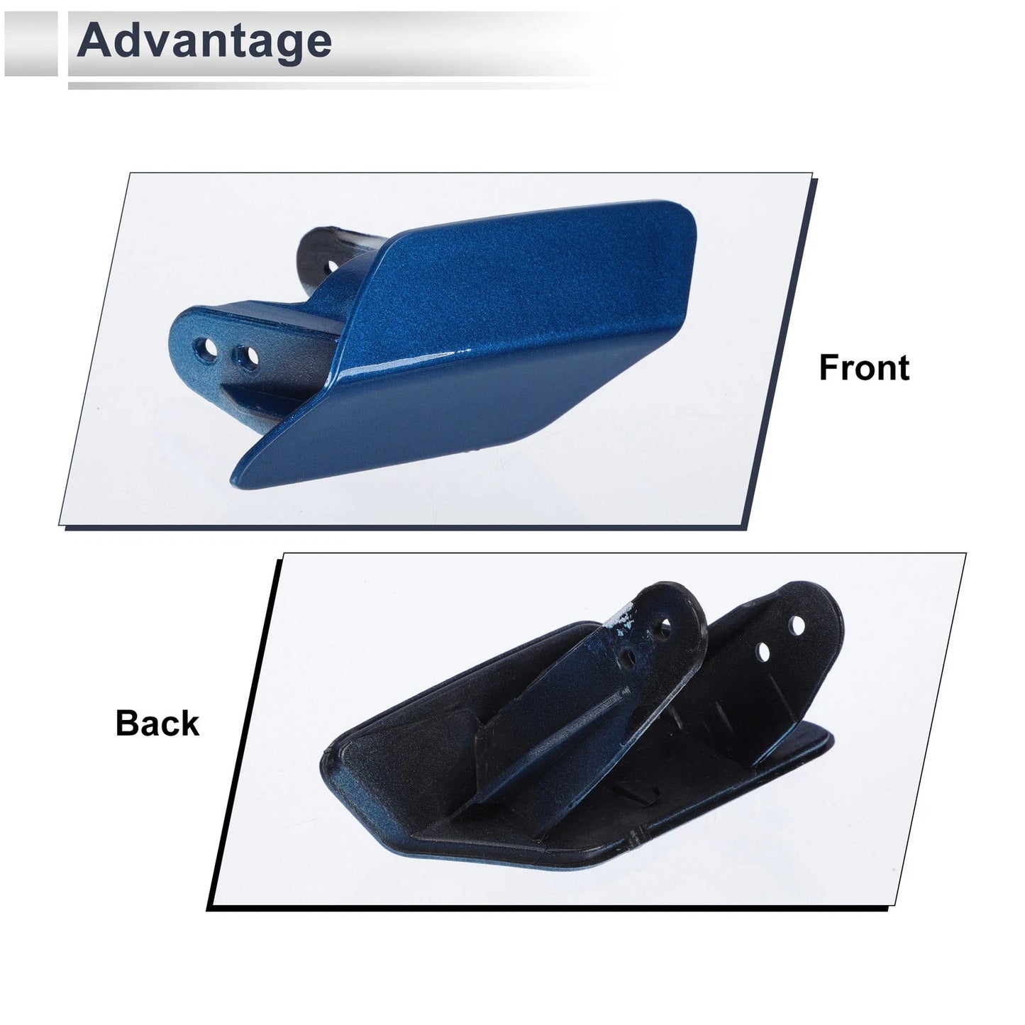 Front Left Side Bumper Headlight Washer Nozzle Cover Cap for BMW 320i Blue