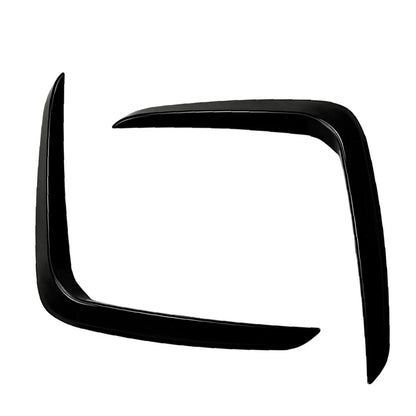 2Pcs Front Bumper Air Vent Trim for BMW X3 G01 X4 G02 M Sport (2022+) Glossy Black