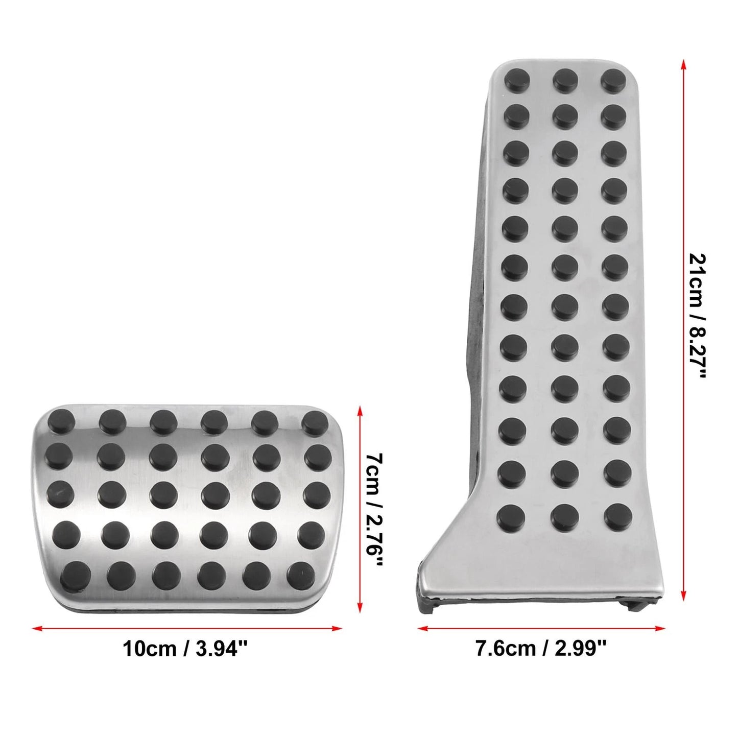 Automatic Transmission Brake Gas Pedal Pad Covers for Mazda