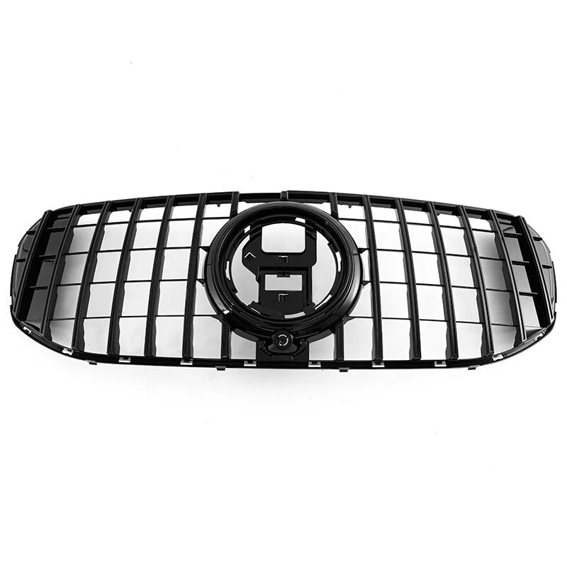 Front Bumper Grille for Benz X167 GLS450 GLS580 2020-2023 Gloss Black