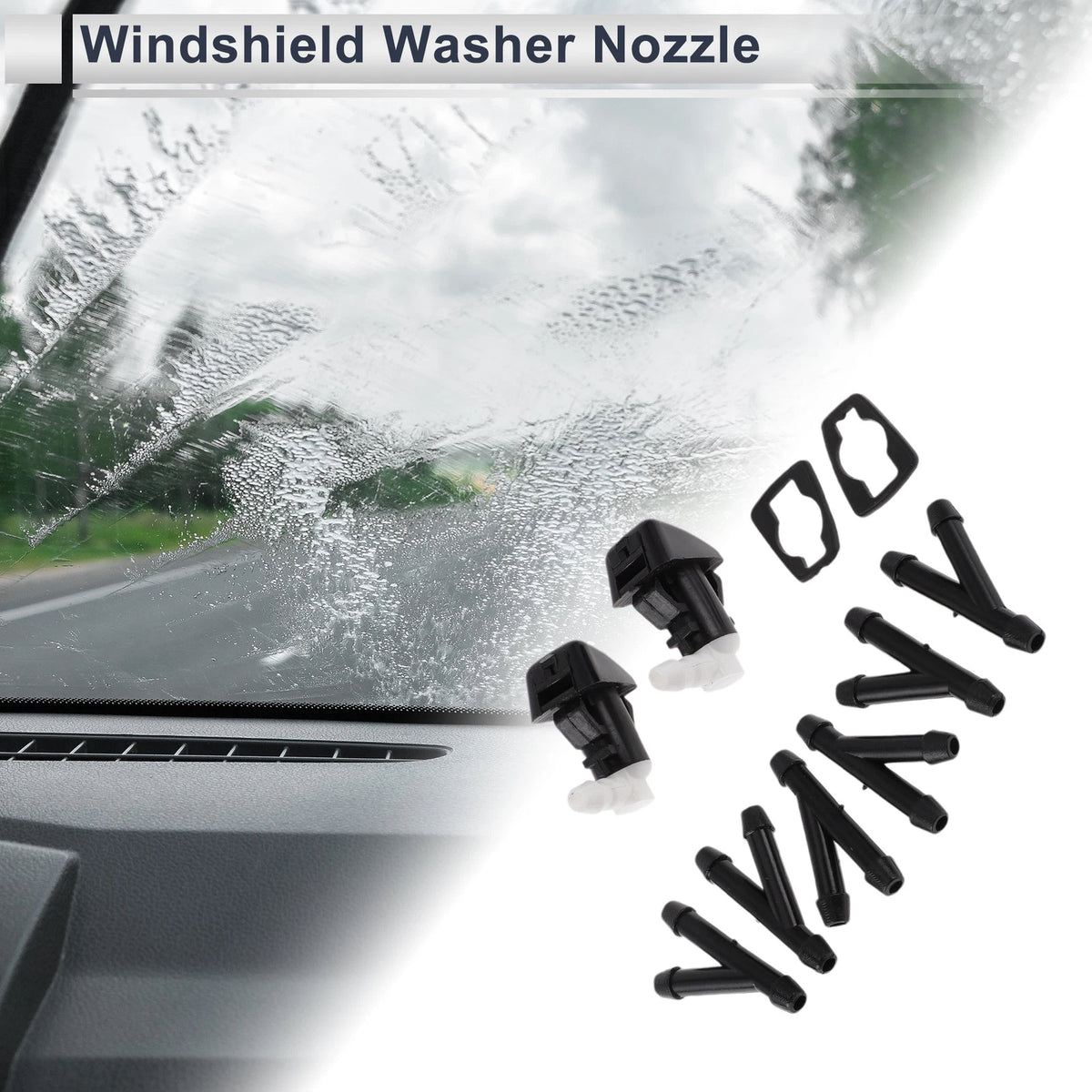 Washer Nozzle w/ 6 x Hose Connectors for Lincoln (2007-2010)