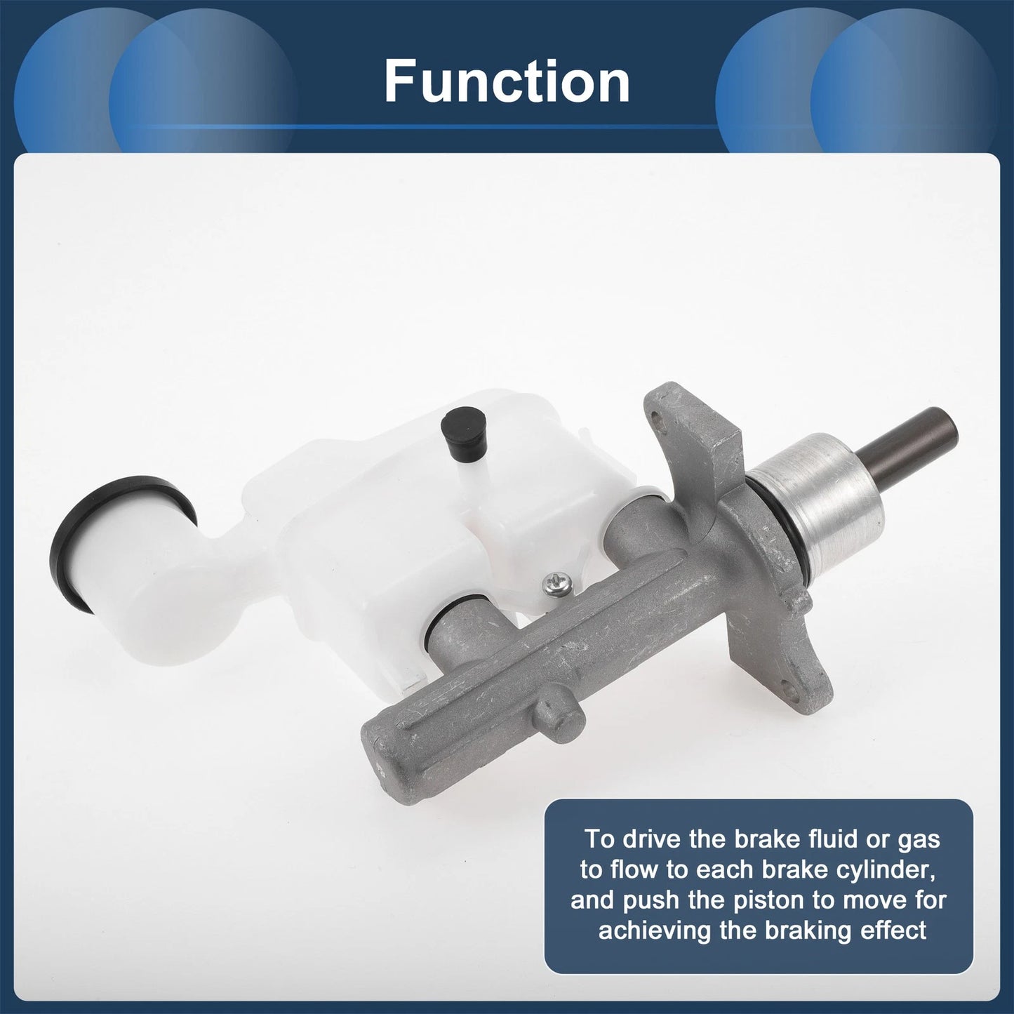 Brake Master Cylinder with Reservoir for Toyota Hilux Pickup (2005-2015)