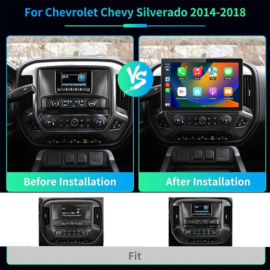 13" Android Car Stereo GPS Navigation for Chevrolet Silverado (2014-2018)