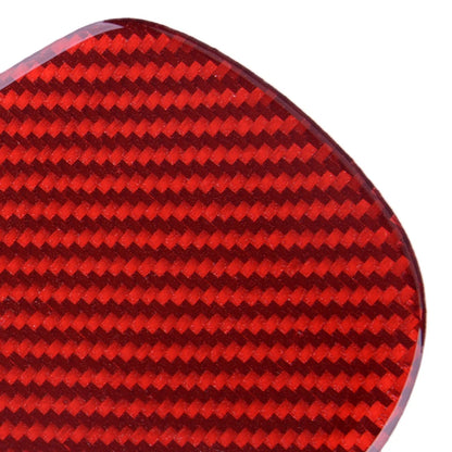Red Carbon Fiber Cup Holder Cover Trim for Chevrolet Corvette C5 (1997-2004)