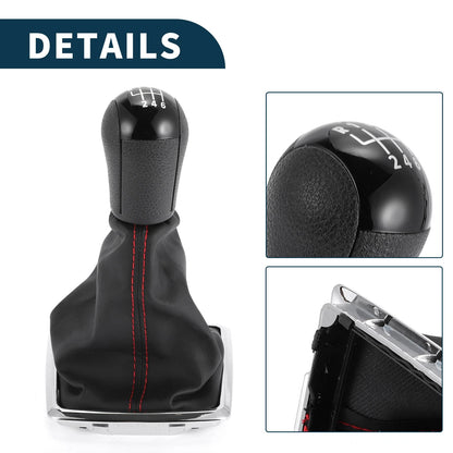 6 Speed Manual Gear Shift Knob & Cover for Ford Focus (2000-2018)