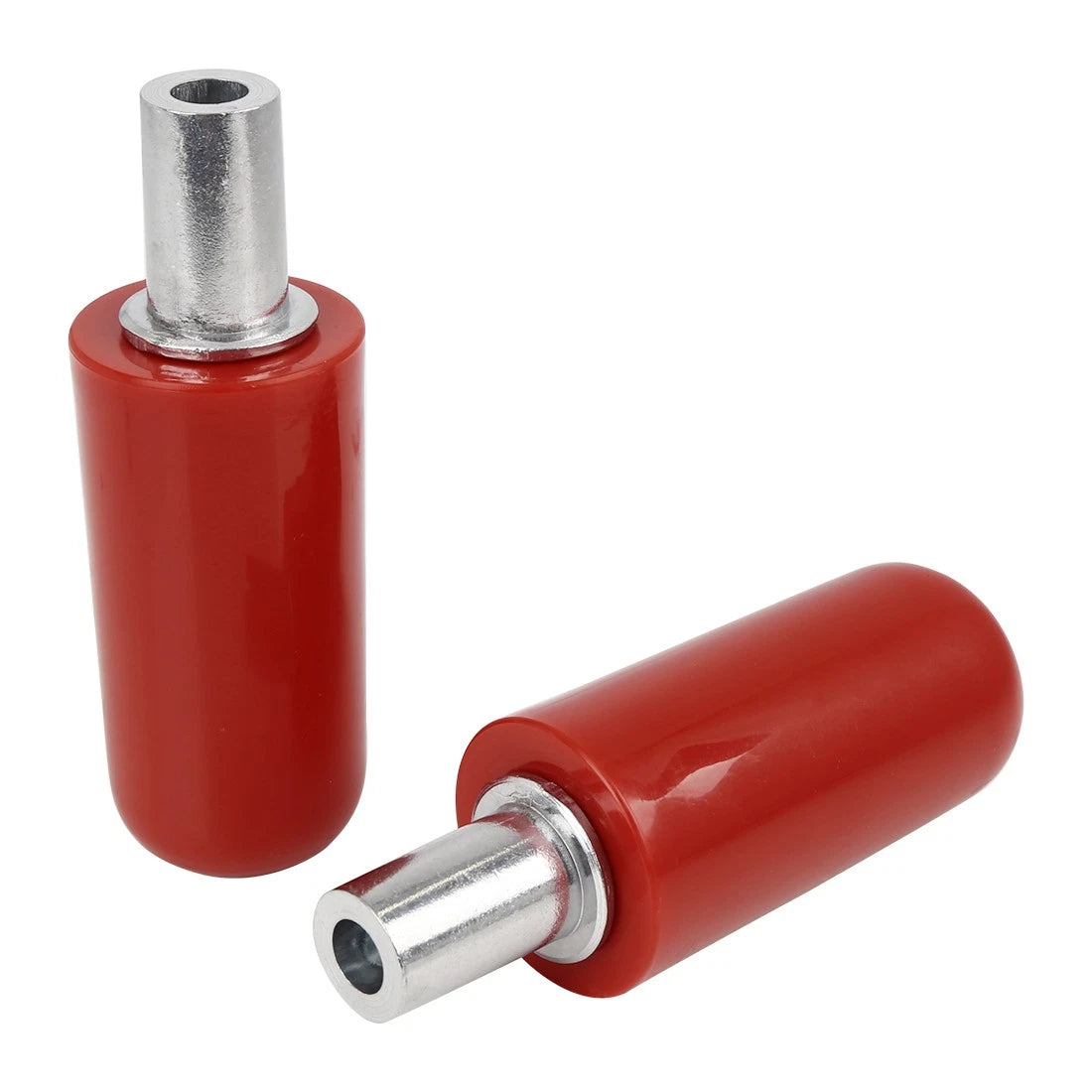 Pair 10mm Frame Sliders Anti Crash Protector Red for Motorcycle