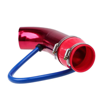 Cold Air Intake Filter System for AC Red Aluminum Induction Pipe for Car