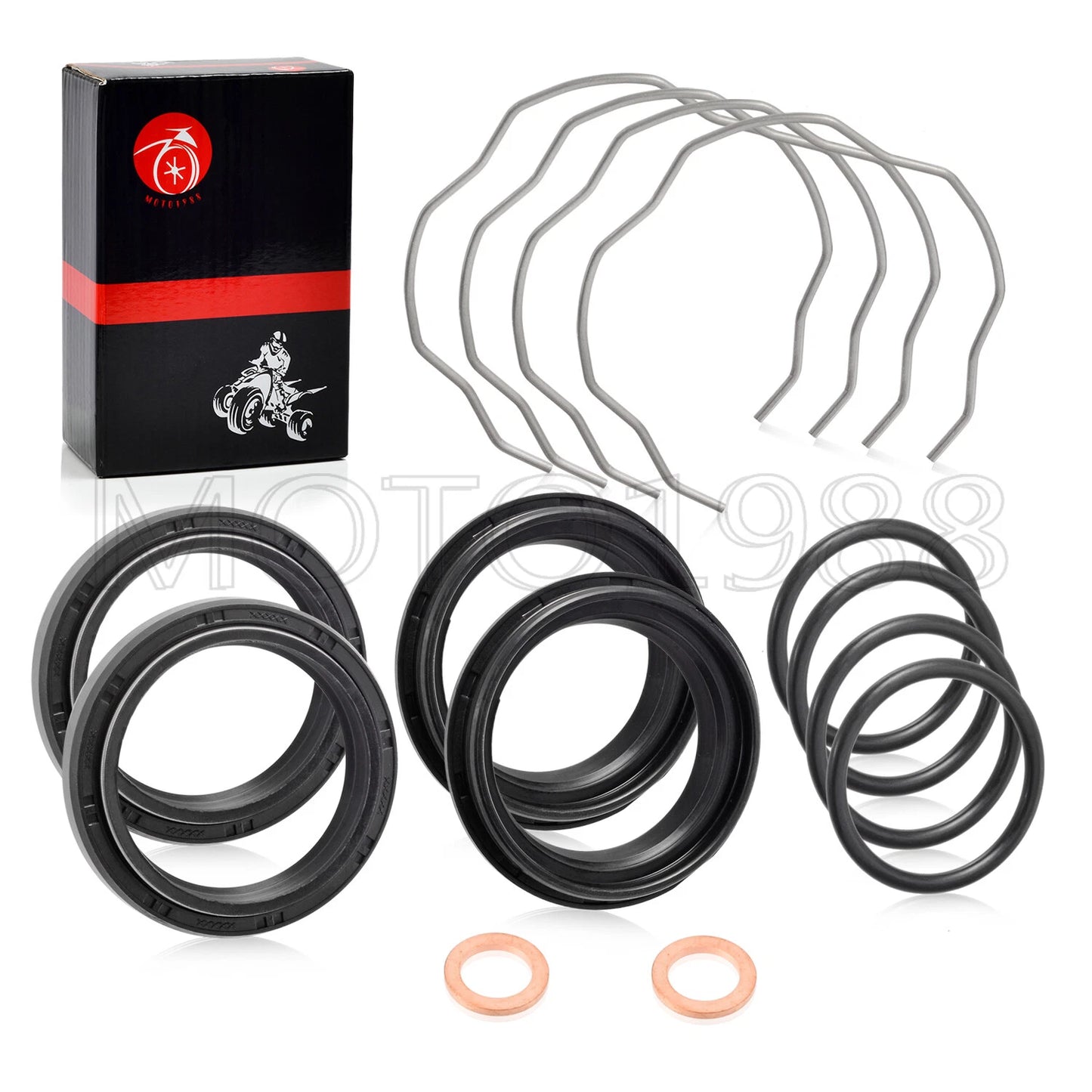 Fork Bushing Dust Oil Seals Kit for Honda Shadow ACE 750/Sabre 1100