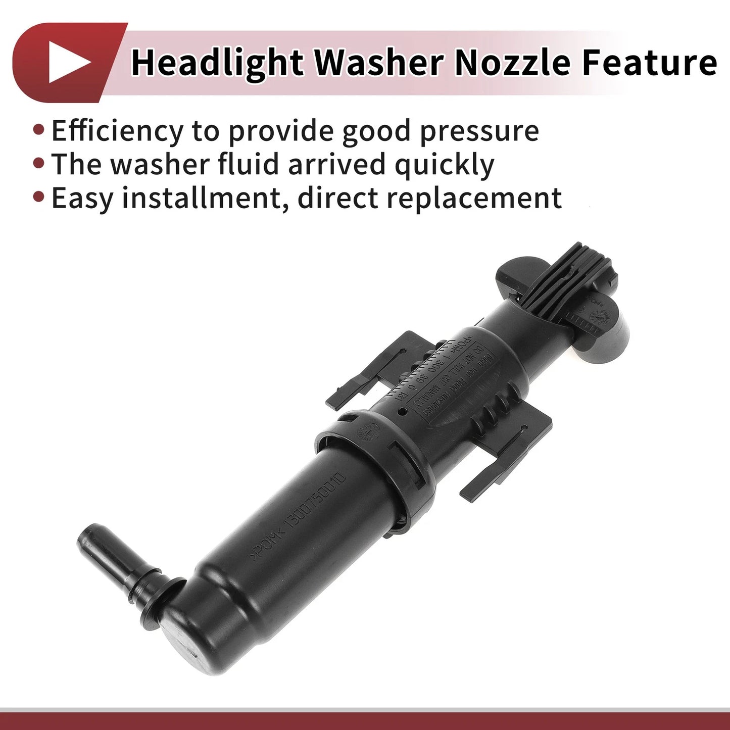 Front Passenger Side Headlight Washer Nozzle for BMW Z4 (2009-2016)