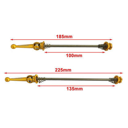 Super Light Titanium Quick Release Skewers for MTB Road Bike (Fits Various Models)