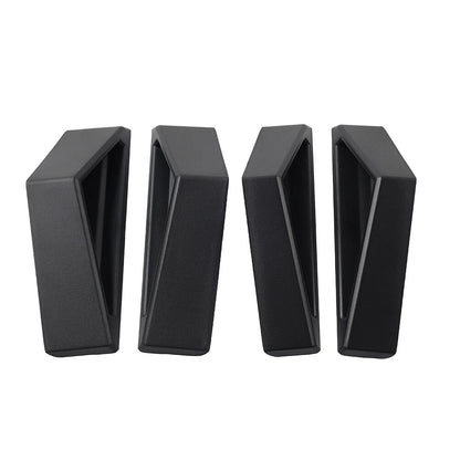 4Pcs Black Fingerprint Resistant Interior Door Handles for Tesla Cybertruck (2024)