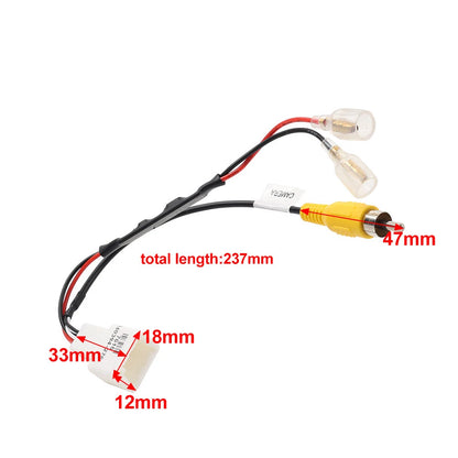 Reverse Camera Video Adapter Wiring for Toyota Alphard, Noah, Prius, Previa