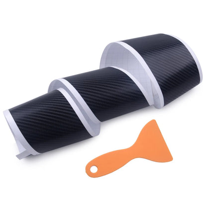 Carbon Fiber Rear Bumper Tail Lip Protect Decal Sticker for Universal Car
