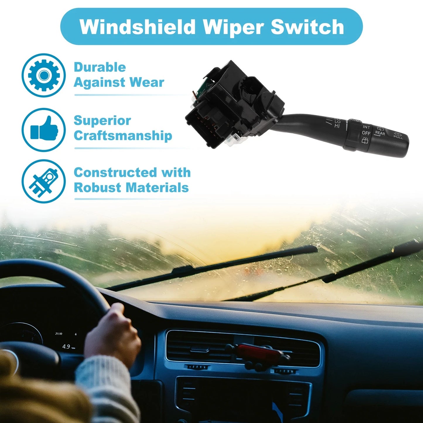 Windshield Wiper Control Switch for Toyota Sequoia (2002–2004)
